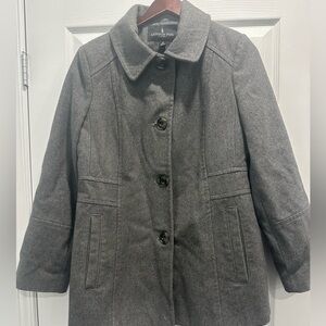 London Fog Charcoal Pea Coat